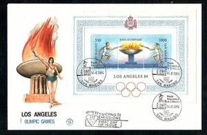 San Marino 1984 FDC Filagrano Foglietto Olimpiadi - Picture 1 of 1