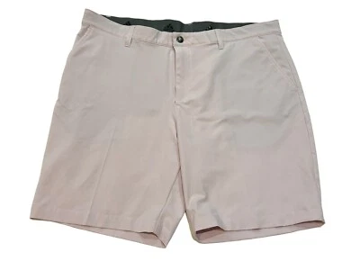 Adidas Golf Chino Shorts Men's Size 38 Light PINK Flat Front Bermuda - Image 1 of 4