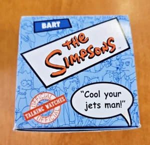 Reloj de pulsera Simpsons Talking Bart Burger King 2002 nuevo - Imagen 1 de 7