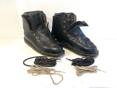Ancienne Paire de Brodequin chaussures de Ski Casserousse Fit Militaire ? - Photo 1/4
