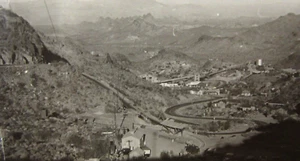 Vintage Route 66 Goldstraße Arizona Bergbau Geisterstadt Foto Vogelperspektive 1941 - Bild 1 von 4