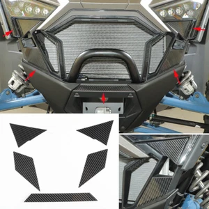 5×Carbon Fiber Front Face Panel Decor Trim For Polaris RZR PRO XP Uitimate 2021+ - Foto 1 di 10