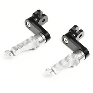 Silver MCCP 1.5 inch Lower Front Foot Pegs For Kawasaki Z500 / Z500 SE 2024 24 - Picture 1 of 6