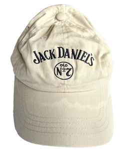 JACK DANIELS OLD No.7 BEIGE KHAKI ADJUSTABLE BASEBALL CAP HAT MAGIC HEADWEAR - Picture 1 of 5