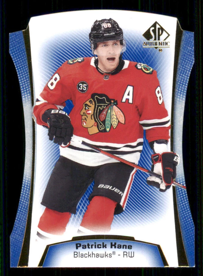 2021-22 SP Authentic Die Cuts Blue #DC3 Patrick Kane - Image 1 of 2