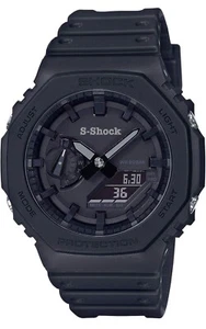 Men's Watch G-Shock Black Resin Strap Anti-Magnetic Ana-Digital GA2100-1A1 - Picture 1 of 3