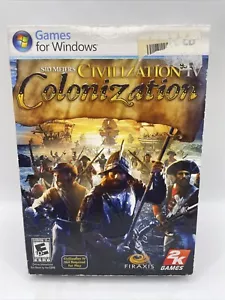 SID MEIER'S - CIVILATION IV COLONIZATION (PC, 2008) - WINDOWS VISSTA - NOS - NEW - Picture 1 of 19