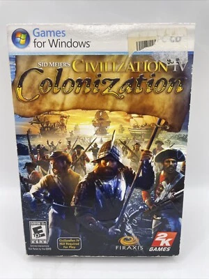 SID MEIER'S - CIVILATION IV COLONIZATION (PC, 2008) - WINDOWS VISSTA - NOS - NEW - Image 1 of 4