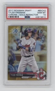 2017 Bowman Draft Chrome Gold Refractor /50 Tyler Freeman BDC-42 PSA 10 - Bild 1 von 1