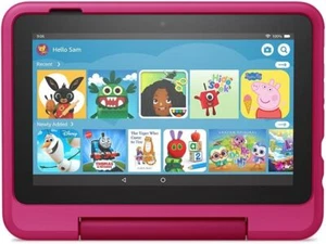 Genuine Amazon Kid-Friendly Case for Fire 7 Tablet 12th Gen (2022 Release) Red - Picture 1 of 5