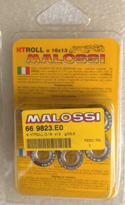 RULLI VARIATORE MALOSSI 16X13 GRAMMI 3,9 MULTIMARCA KIT DA 6 RULLI 669823E