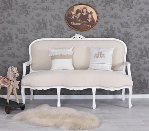Gigantisches Salon Sofa Marie Antoinette Barock Kanapee Rokoko Sitzbank Schloss - Bild 1 von 7