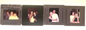 LOTE DE 4 CLAVIJAS CUADRADAS RARAS VINTAGE RICK RICKY NELSON TRACY DIAPOSITIVAS FOTOGRÁFICAS 35mm a color - Imagen 1 de 3
