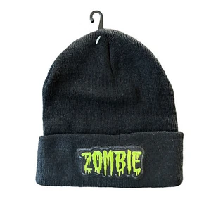 Cappello berretto ZOMBIE berretto teschio ricamato berretto caldo horror nero regalo - Foto 1 di 1