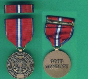 USCG RESERVE GOOD CONDUCT MEDAL w/Ser rib - Picture 1 of 1