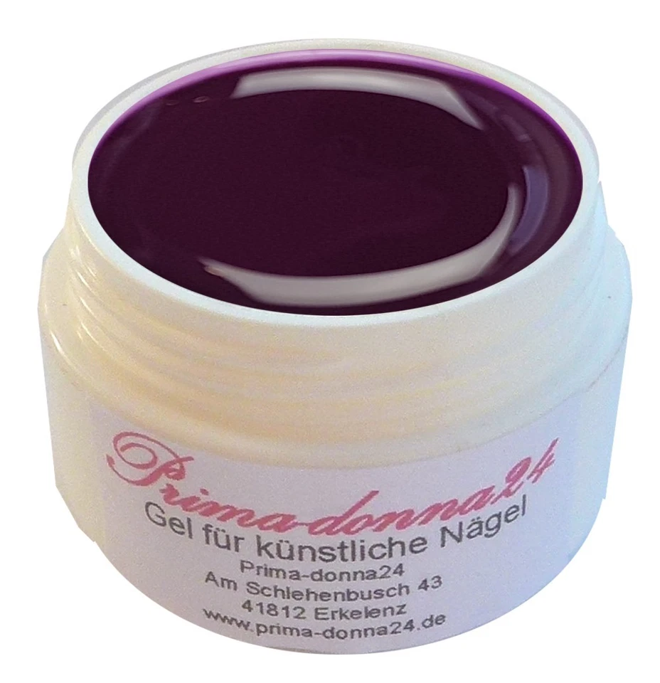 UV Farbgel dunkel Lila Made in Germany 5ml #A0