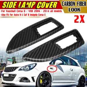 Carbon Fiber Blinkerrahmen Signalblenden Für Opel Vauxhall/Astra H Corsa D E VXR - Bild 1 von 8