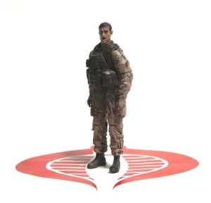 Elite Force Military Action Figure Desert Ops Soldier Brunette 1:18 Blue Box - Picture 1 of 1