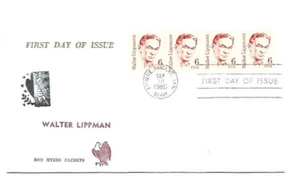 1849 6c Walter Lippmann Ron Myers Cachets, FDC - Picture 1 of 1