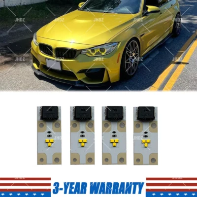 YELLOW DRL FOR BMW F80 M3 F82 F83 M4 2014-2017 DAYTIME RUNNING LIGHT LED BOARD - Imagem 1 de 4