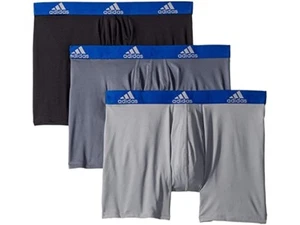 Adidas 263795 Herren Boxershorts Climalite 3er Pack Unterwäsche Größe S - Bild 1 von 2