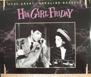 HIS GIRL FRIDAY NTSC LASERDISC Cary Grant, Rosalind Russell, Ralph Bellamy - Picture 1 of 1