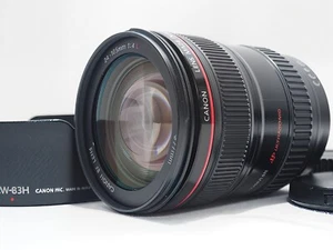 Canon EF 24-105mm f/4 L IS USM Zoom Lens for Canon EF Mount w/ Caps Tested c195 - Picture 1 of 24