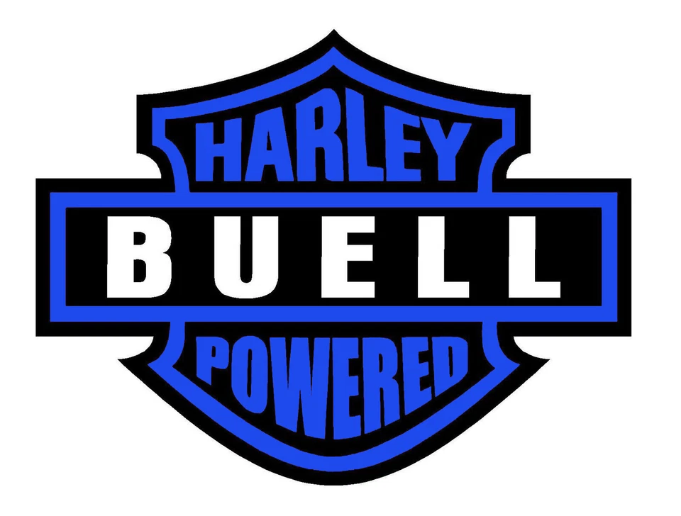 Calcomanías de vinilo reflectantes Buell HP Shield. Un par Foto 1 de 1