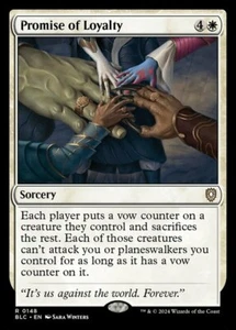 x1 Promise of Loyalty R MTG Commander: Bloomburrow M/NM, Englisch - Bild 1 von 1