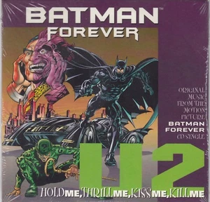 U2 Batman Forever Promo CD Single Hold Me Thrill Me Kiss Me Kill Me Comic Store - Picture 1 of 2