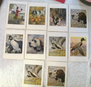Lot of 10 Antique SPORTSMAN HUNTING magazine 1920s Covers Print Wildlife Dogs - Picture 1 of 11