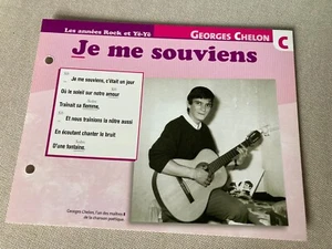 KARTE STECKVERGNÜGEN ZU SINGEN GEORGES CHELON ICH ERINNERE MICH - Bild 1 von 1