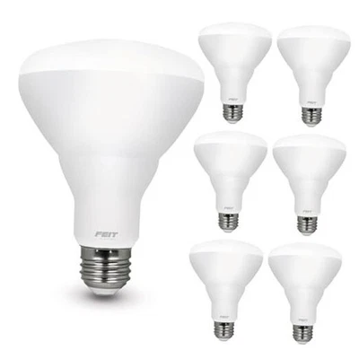  BR30 Bombillas LED, 100W Equivalentes, Regulables, E26 Paquete de 6 5000k Luz de Día Foto 1 de 4