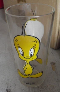 Vintage 1973 Pepsi Collector Glass Cartoon Character Tweety Bird - Picture 1 of 1