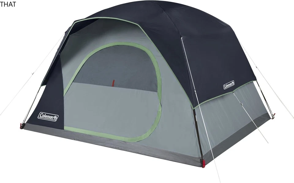 COLEMAN 2206912 6-Person Skydome Camping Tent - Blue Nights