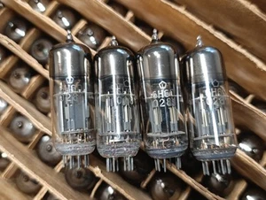 4 pcs LOT 6N6P tubes Gold grid New NOS 70's 1981 ( ecc99 e182cc 5687 7044 7119) - Picture 1 of 6