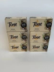 6x TONE Original Kakaobutter Vitamin E Seife je 4,25 Unzen Versiegelt Neu - Bild 1 von 4