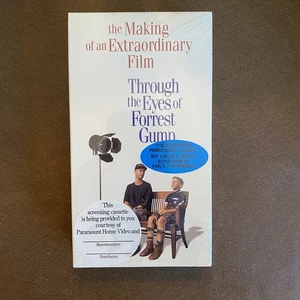 Through the Eyes of Forrest Gump VHS 1995 Screener Promo Tape Brand New Sealed - Picture 1 of 6
