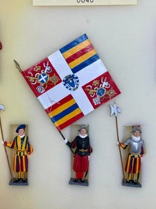 Zinnfiguren, Stato della Chiesa: Presentazione Guardie Svizzere. - Imagen 1 de 7