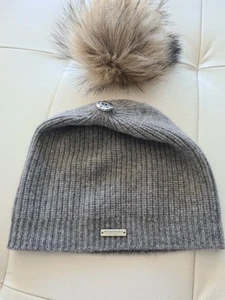 Beanie Mütze "SEEBERGER" 100% KASCHMIR Grau - Bild 1 von 6