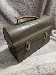 Vintage Blech Brotdose Metall Industrie Dekor - Bild 1 von 18
