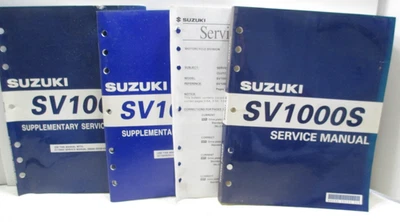 03 Suzuki SV 1000 2003 OEM manuales de servicio y complementarios 99500-39250-03E Foto 1 de 4