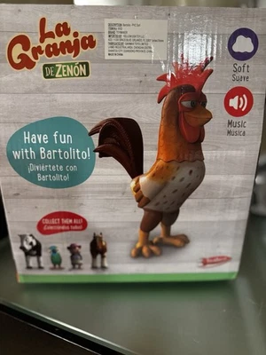 Pelúcia musical La Granja de Zenon Gallo Bartolito fora de estoque na maioria dos lugares - Imagem 1 de 3