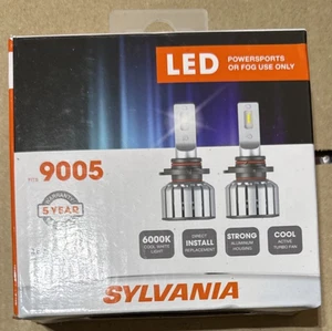 New SYLVANIA 9005 LED Powersport Headlight Bulbs for Off-Road Use or Fog - Picture 1 of 1