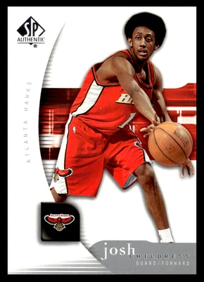 Auténtico Josh Childress #2 Atlanta Hawks NBA Upper Deck SP 2005-06 Foto 1 de 2