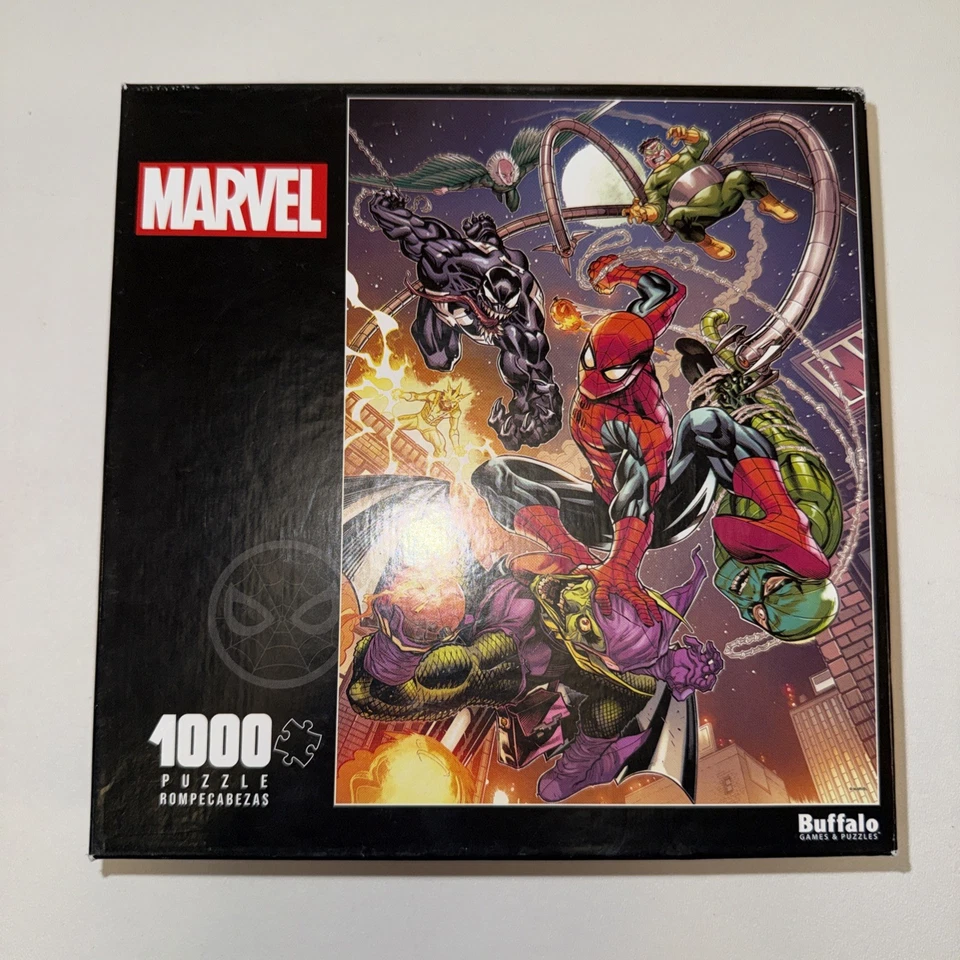 Puzzle Buffalo Games: Marvel - Spider-man & Venom Vs Green Goblin 1000 piezas (NISB) Foto 1 de 4