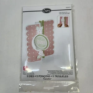 SIZZIX Framelits Card Circle Flip-Its #2 11 Dies 559171 See What You Cut READ - Picture 1 of 5