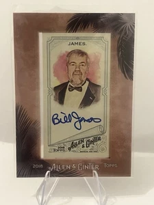 2018 TOPPS ALLEN AND GINTER #MA-BI BILL JAMES AUTO AUTOGRAPH - Picture 1 of 2