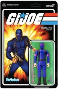 Super7 G.I. JOE REACTION ACTION FIGUR WAVE 1 - Snake Eyes 10 cm Neu - Bild 1 von 2