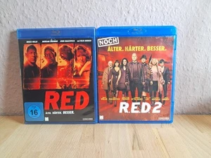 R.E.D + R.E.D. 2 🎬 Blu Ray mit B. Willis, J. Malkovich, A. Hopkins, M-L. Parker - Bild 1 von 7